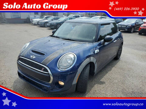 2015 MINI Hardtop 2 Door for sale at Solo Auto Group in Mckinney TX
