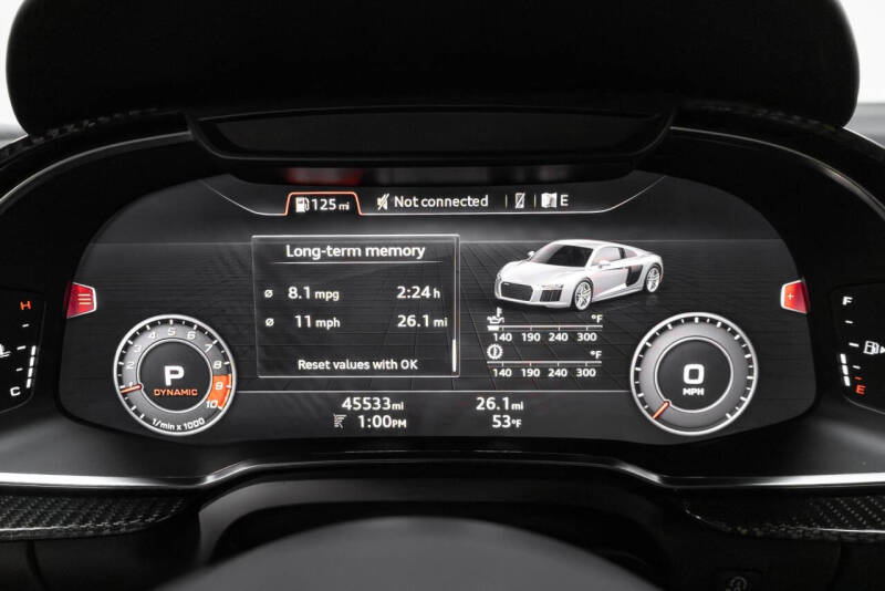 2018 Audi R8 5.2 V10 RWS