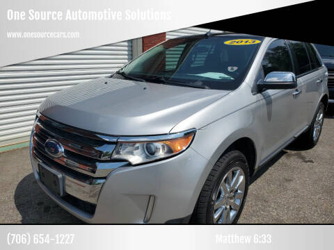 2013 Ford Edge for sale at One Source Automotive Solutions in Braselton GA