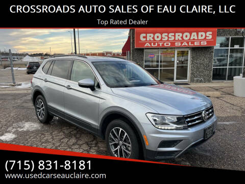 2019 Volkswagen Tiguan for sale at CROSSROADS AUTO SALES OF EAU CLAIRE, LLC in Eau Claire WI