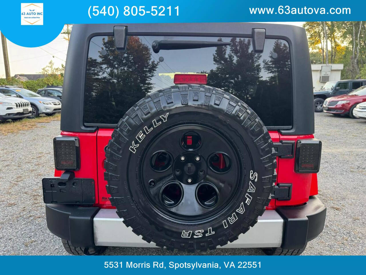 2015 Jeep Wrangler Unlimited for sale at 63 Auto Inc in Spotsylvania, VA