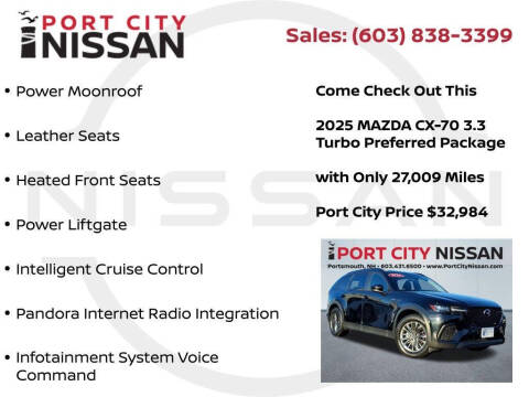 2025 Mazda CX-70 3.3 Turbo Preferred