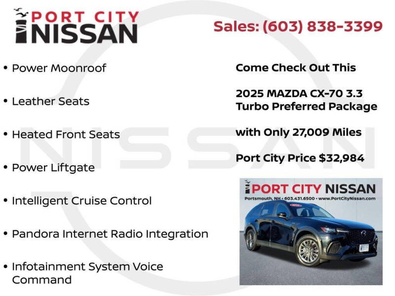 2025 Mazda CX-70 3.3 Turbo Preferred