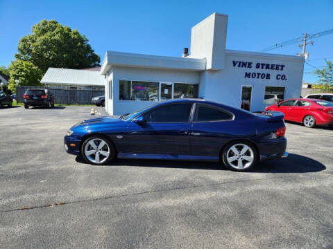 2005 Pontiac GTO for sale at VINE STREET MOTOR CO in Urbana IL