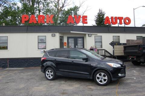 2015 Ford Escape for sale at Park Ave Auto Inc. in Worcester MA