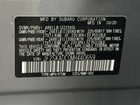 2021 Subaru Forester