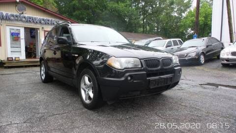 2005 BMW X3 for sale at E-Motorworks in Roswell GA