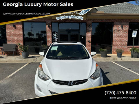 2012 Hyundai Elantra for sale at Georgia Luxury Motor Sales in Cumming GA