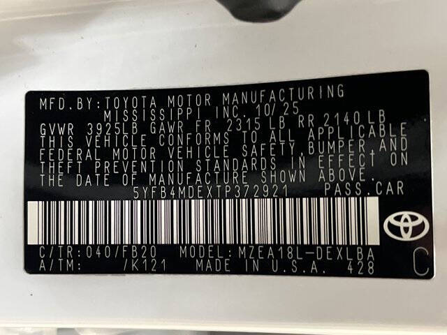 2026 Toyota Corolla LE