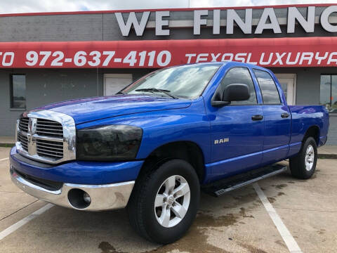 2008 Dodge Ram Pickup 1500 for sale at Texas Luxury Auto in Cedar Hill TX