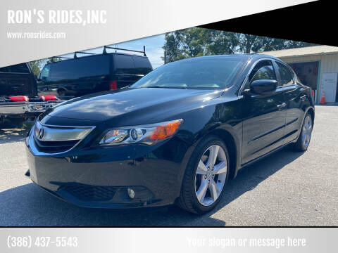 2013 Acura ILX for sale at RON'S RIDES,INC in Bunnell FL