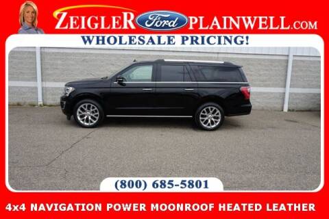 2018 Ford Expedition MAX for sale at Zeigler Ford of Plainwell - Jeff Bishop in Plainwell MI