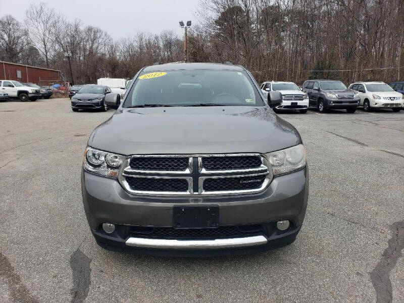 2012 Dodge Durango for sale at AMANA AUTO SALES in Greensboro NC