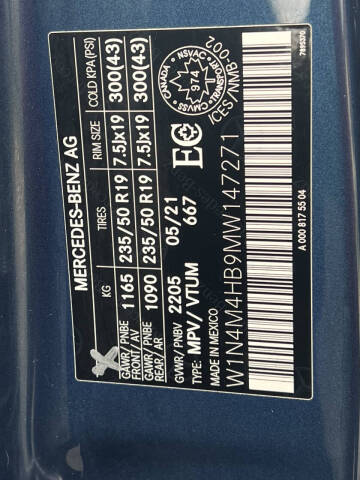 2021 Mercedes-Benz GLB GLB 250 4MATIC