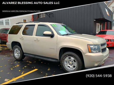 2012 Chevrolet Tahoe for sale at ALVAREZ BLESSING AUTO SALES LLC in Green Bay WI