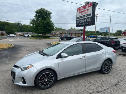 2015 Toyota Corolla for sale at Unlimited Auto Group in West Chester OH