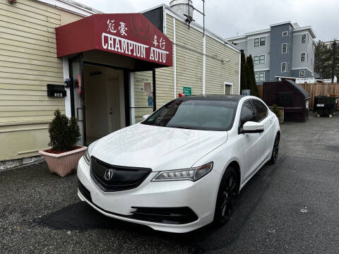 2016 Acura TLX for sale at Champion Auto LLC in Quincy MA