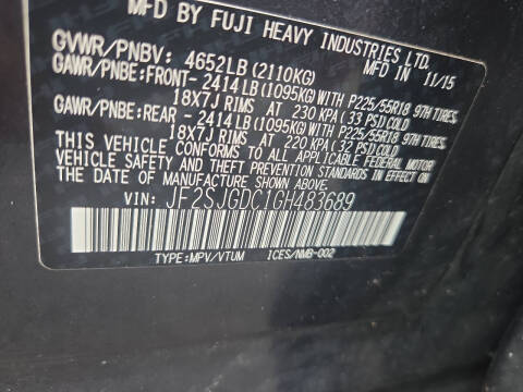 2016 Subaru Forester 2.0XT Premium