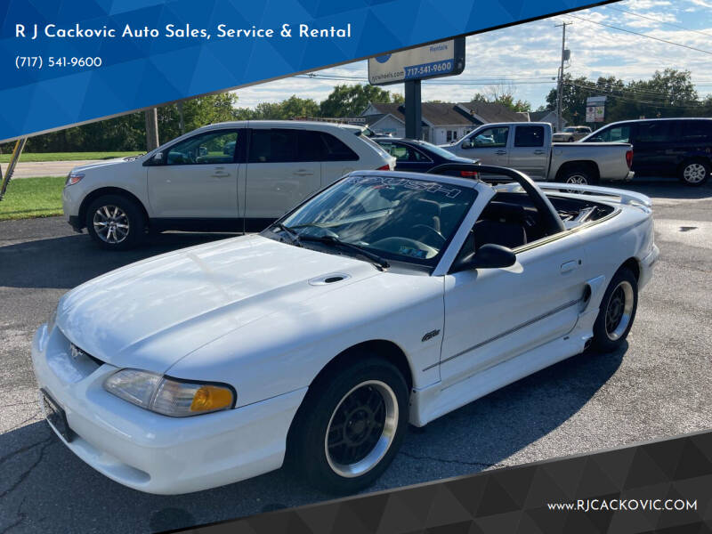 1997 Ford Mustang for sale at R J Cackovic Auto Sales, Service & Rental in Harrisburg PA