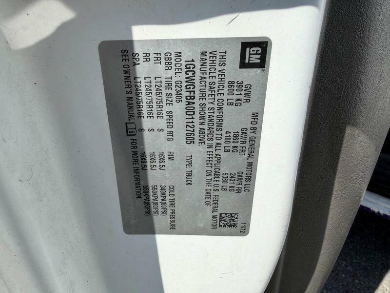 2013 Chevrolet Express 2500