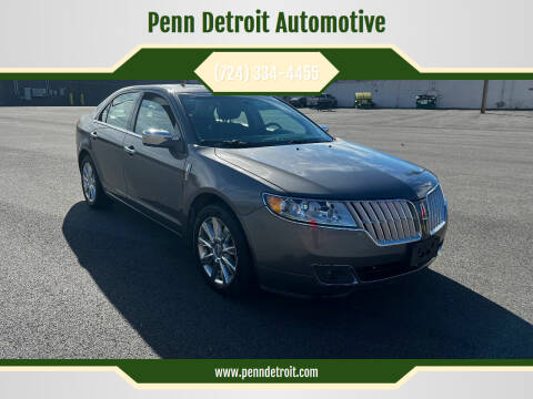 2012 Lincoln MKZ for sale at Penn Detroit Automotive in New Kensington PA