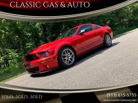 2008 Ford Shelby GT500 for sale at CLASSIC GAS & AUTO in Cleves OH