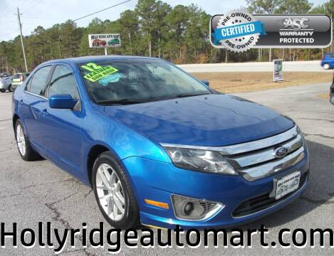 2012 Ford Fusion for sale at Holly Ridge Auto Mart in Holly Ridge NC
