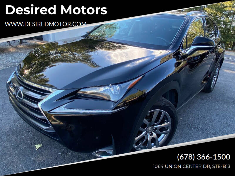 2015 Lexus NX 200t for sale at Desired Motors in Alpharetta GA