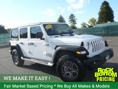 2018 Jeep Wrangler Unlimited for sale at Shamrock Motors in East Windsor CT