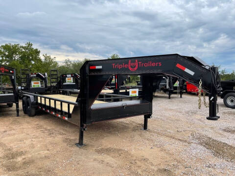 2022 TRIPLE R  - Low Boy Pipetop GN Trailer  for sale at LJD Sales in Lampasas TX