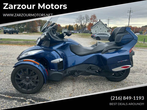 2016 Can-Am Spyder RT-S for sale at Zarzour Motors in Chesterland OH