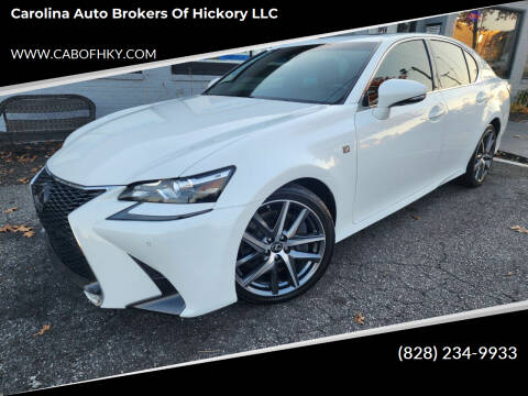 2017 Lexus GS 350 for sale at Carolina Auto Brokers of Hickory LLC in Newton NC