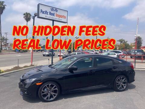2021 Honda Civic for sale at Pacific West Imports in Los Angeles CA