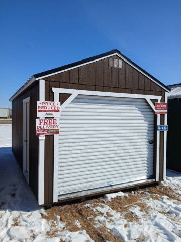 2025 OLD HICKORY BUILDINGS 12X20 8' WALL GARAGE for sale at A to Z Auto Center llc in Minnesota City MN