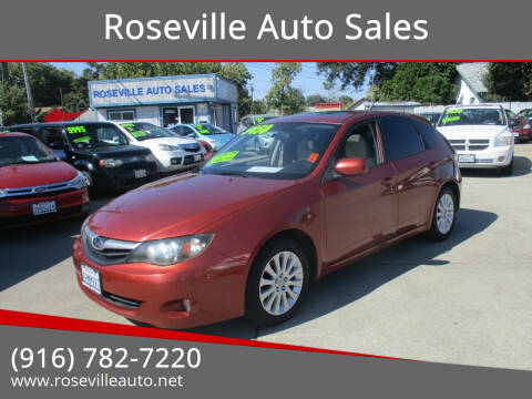 2011 Subaru Impreza for sale at Roseville Auto Sales in Roseville CA