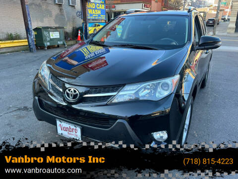 2013 Toyota RAV4 for sale at Vanbro Motors Inc in Staten Island NY