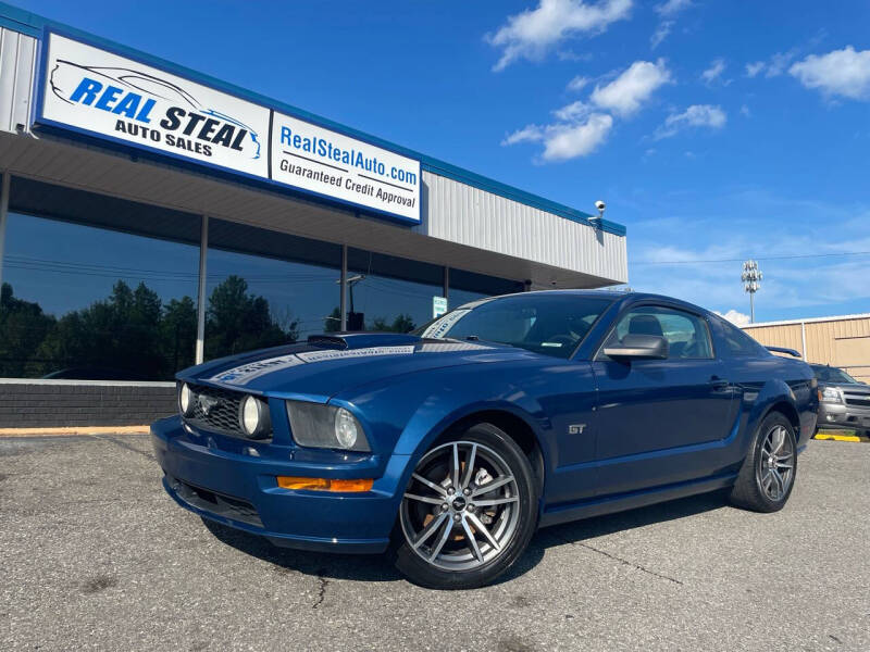 2008 Ford Mustang for sale at Real Steal Auto Sales & Repair Inc in Gastonia NC