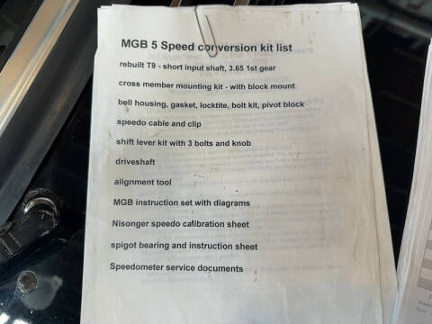 1980 MG MGB