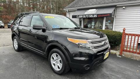 2013 Ford Explorer for sale at Clear Auto Sales in Dartmouth MA