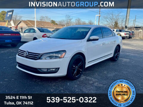 2013 Volkswagen Passat for sale at Invision Auto Group in Tulsa OK