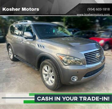 2014 Infiniti QX80 for sale at Kosher Motors in Hollywood FL
