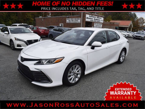 2021 Toyota Camry for sale at Jason Ross Auto Sales in Burlington NC