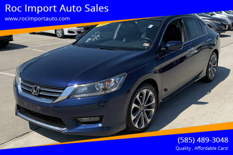 2014 Honda Accord for sale at Roc Import Auto Sales in Rochester NY