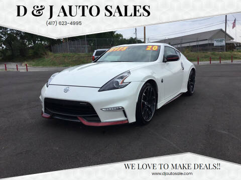 2020 Nissan 370Z for sale at D & J AUTO SALES in Joplin MO