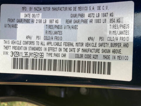 2018 Mazda MAZDA3 Touring