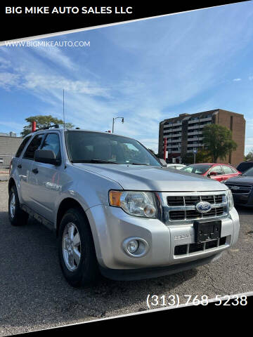 2011 Ford Escape for sale at BIG MIKE AUTO SALES LLC in Lincoln Park MI