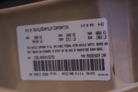 2004 Chrysler Sebring