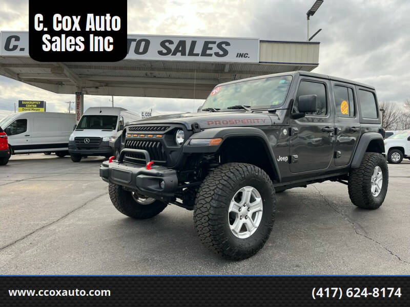 2020 Jeep Wrangler Unlimited for sale at C. Cox Auto Sales Inc in Joplin MO