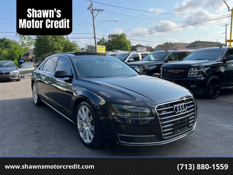 2015 Audi A8 L for sale at Shawn's Motor Credit in Houston TX