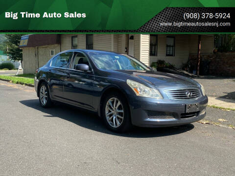 2008 Infiniti G35 for sale at Big Time Auto Sales in Vauxhall NJ